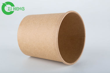 Μίας χρήσης 8 Oz Kraft φλυτζάνια εγγράφου, τυπωμένα συνήθεια φλυτζάνια εγγράφου με την κάλυψη εγγράφου