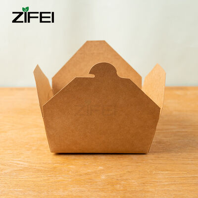 Βιοδιασπώμενες συσκευασίες από χαρτί Kraft καφέ και λευκό με γνώση του περιβάλλοντος για βιώσιμες στρατηγικές συσκευασίας επιχειρήσεων