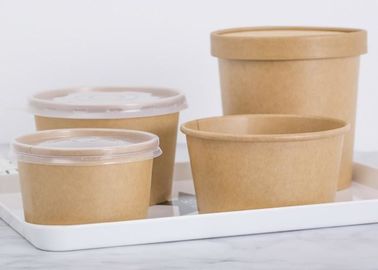 Ισχυρά κύπελλα εγγράφου της Kraft, κύπελλα σούπας εγγράφου που ευθυγραμμίζονται με το εσωτερικό επίστρωμα απόδειξης διαρροών
