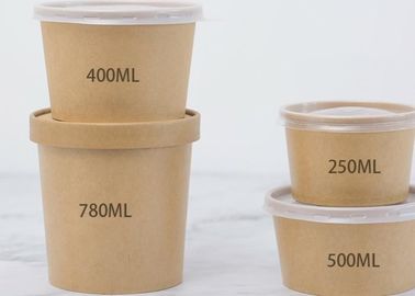Μίας χρήσης take-$l*away εξυπηρέτηση προσαρμοσμένη κύπελλα συσκευασία 600pcs εγγράφου/χαρτοκιβωτίων