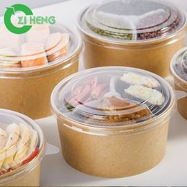 Μίνι Eco - φιλικός μίας χρήσης ανθεκτικός στη θερμότητα κύπελλων εγγράφου της Kraft για τα καυτά τρόφιμα