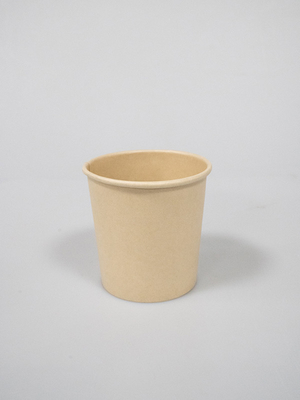 100% βιοδιασπάσιμα φλυτζάνια ντυμένο PLA 12oz σούπας με τα καπάκια